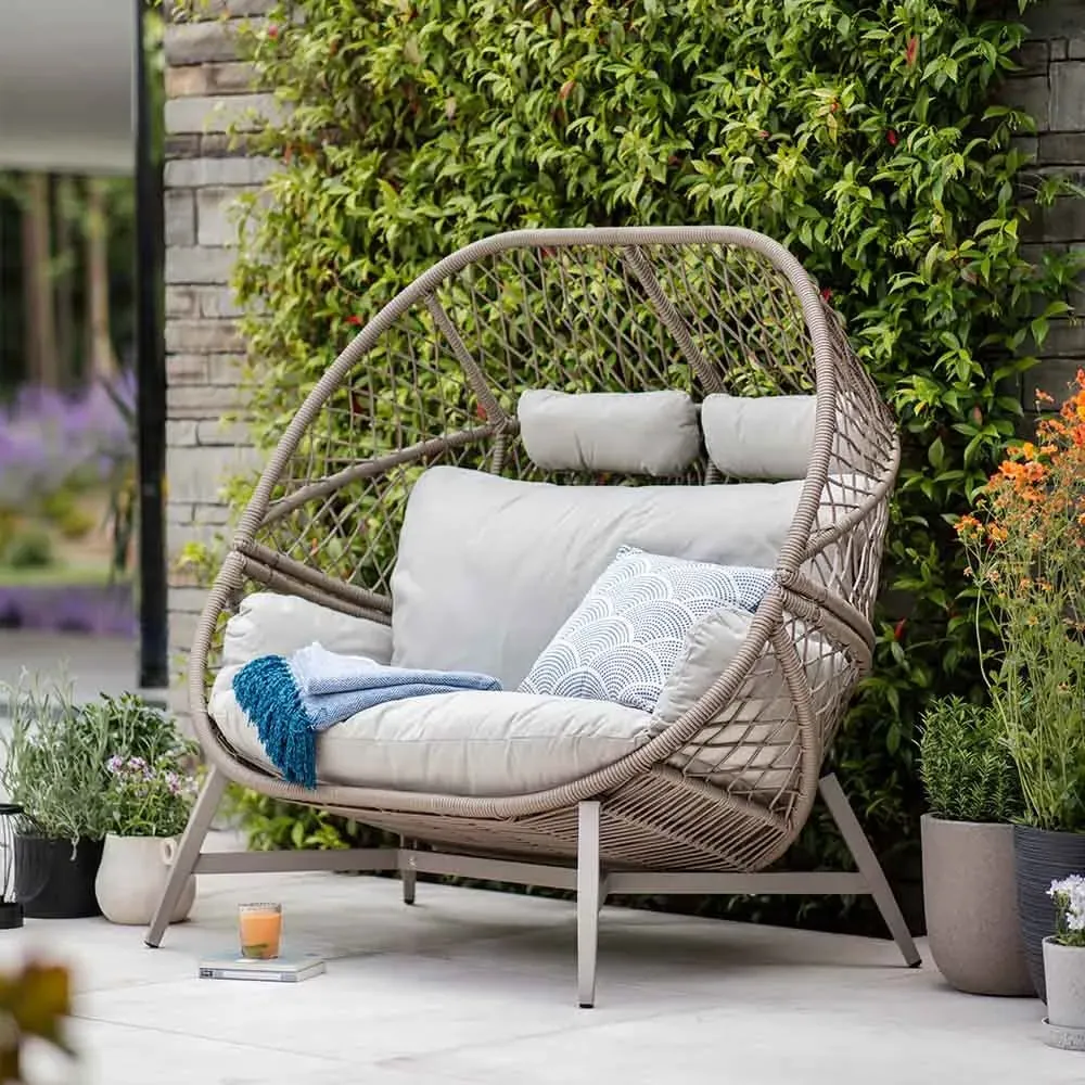 Lauren Double Cocoon Chair - Rope