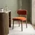 Layla Dining Chair - Rust, Velvet