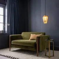 Lexington 2-Seater Loveseat - Green, Velvet