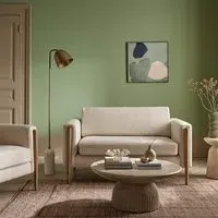 Lexington 2-Seater Loveseat - Natural, Linen Mix