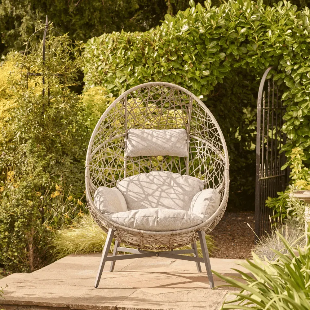 Matilda Cocoon Chair - Natural, Rattan-Effect alternate view