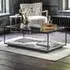 Mercury Coffee Table - Black, Glass