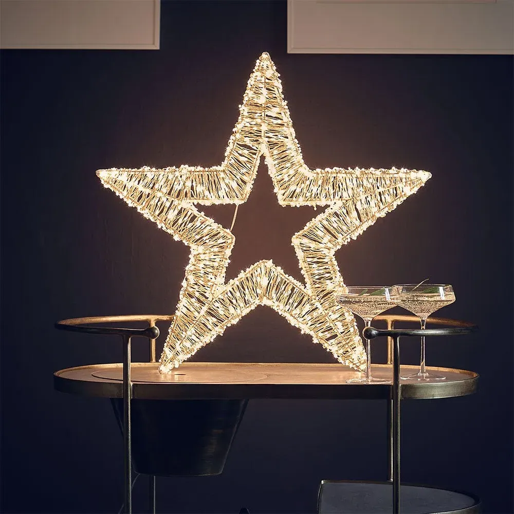 Micro LED Double Sided 3D Star 60cm - White product