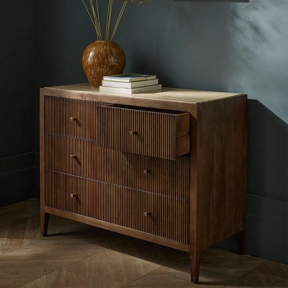 Mirabelle Chest of Drawers - Travertine, Mango Wood image