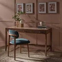 Mirabelle Desk with Storage - Travertine, Mango Wood