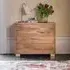 Miro 3-Drawer Chest of Drawers - Natural, Mango Wood