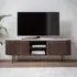 Monza Fluted Media Unit - Bronze, Marble