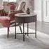 Monza Oval Side Table - Bronze, Marble