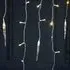 Outdoor Hanging Jewelled Icicle Lights with Timer - 7.5m