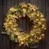 Oversized Pre-lit Wreath 100cm - Warm White LED