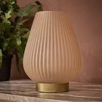 Phoebe Table Lamp - Champagne, Glass