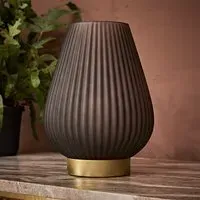 Phoebe Table Lamp - Grey, Glass