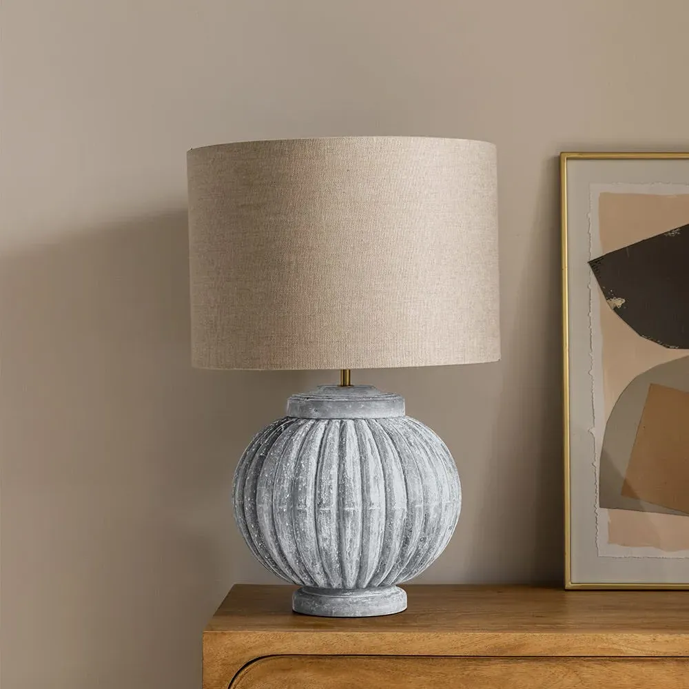 Pumpkin Table Lamp Base - Mango Wood image