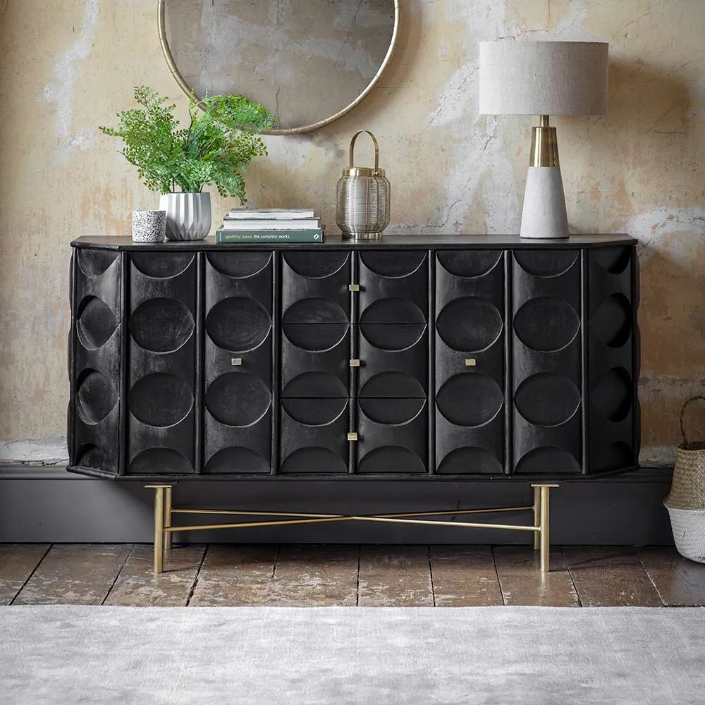 Revolution Sideboard - Black, Mango Wood image