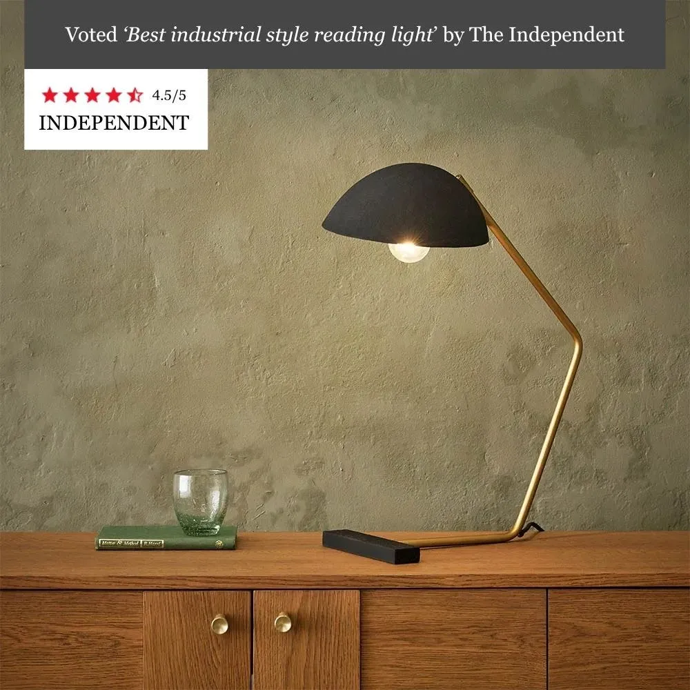 Rhett Adjustable Table Lamp - Black, Steel product