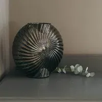 Ripple Table Lamp - Green, Glass