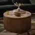 Rondo Round Coffee Table - Marble, Mango Wood