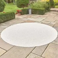 Round Outdoor Rug 250cm - Beige