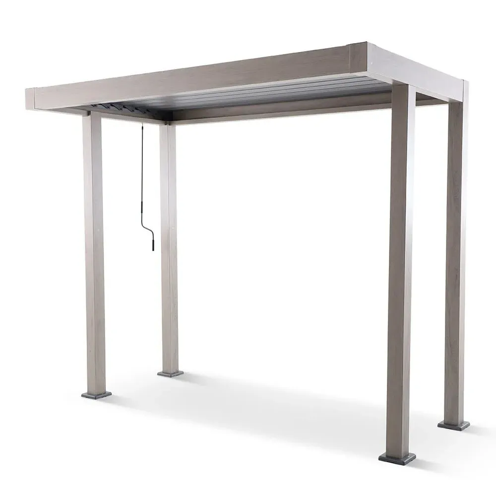 Savannah BBQ Pergola with Louvred Roof - Birch, Aluminium product