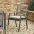 Savannah Dining Chair - Aluminium Wood-Effect