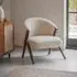 Scoop Armchair - Cream, Cotton Rug