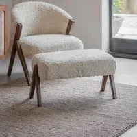 Scoop Footstool - Cotton Rug