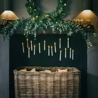 Slim Floating Candles Pack of 20 - LED, Battery Operated