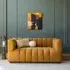 Sloane Fluted 2-Seater Sofa - Mustard, Boucle