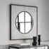 Tate Square Wall Mirror - White, Wood