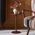 Trudy Round Side Table - Cocoa Brown