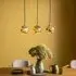 Tula Triple Pendant Light - Green, Glass