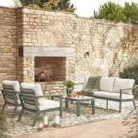 Valentina Large Lounge Set - Sage Green