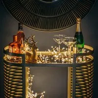 Warm White Micro Star Garland - 21m