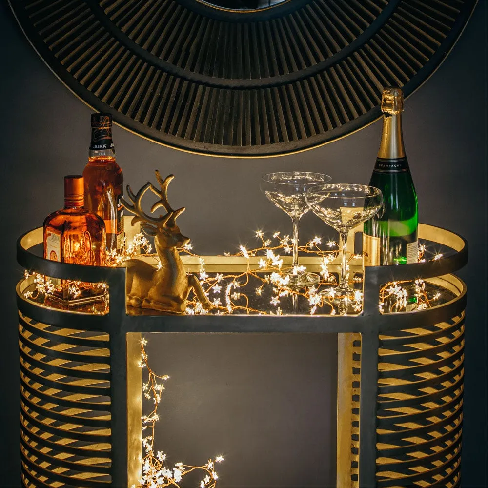 Warm White Micro Star Garland - 21m image