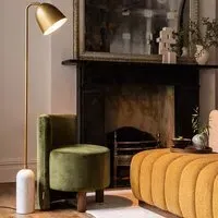 Wesley Occasional Chair - Deep Green, Velvet