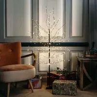 Wispy Pre-Lit Christmas Tree - Black