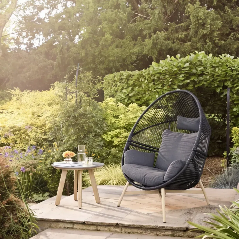 Zara Cocoon Chair - Grey, EverRope product