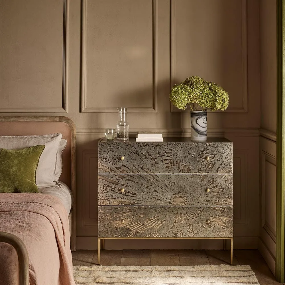 Zenith 3-Drawer Chest of Drawers - Gunmetal, Iron product