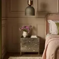 Zenith Bedside Drawers - Gunmetal, Iron