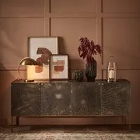 Zenith Sideboard - Gunmetal, Iron