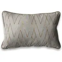 Zigzags Rectangle Scatter Cushion with Removable Cover