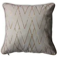 Zigzags Square Scatter Cushion with Removable Cover