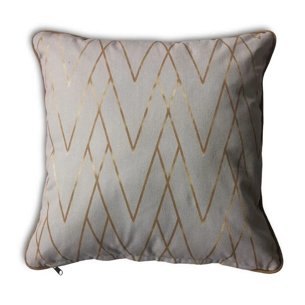 Zigzags Square Scatter Cushion with Removable Cover