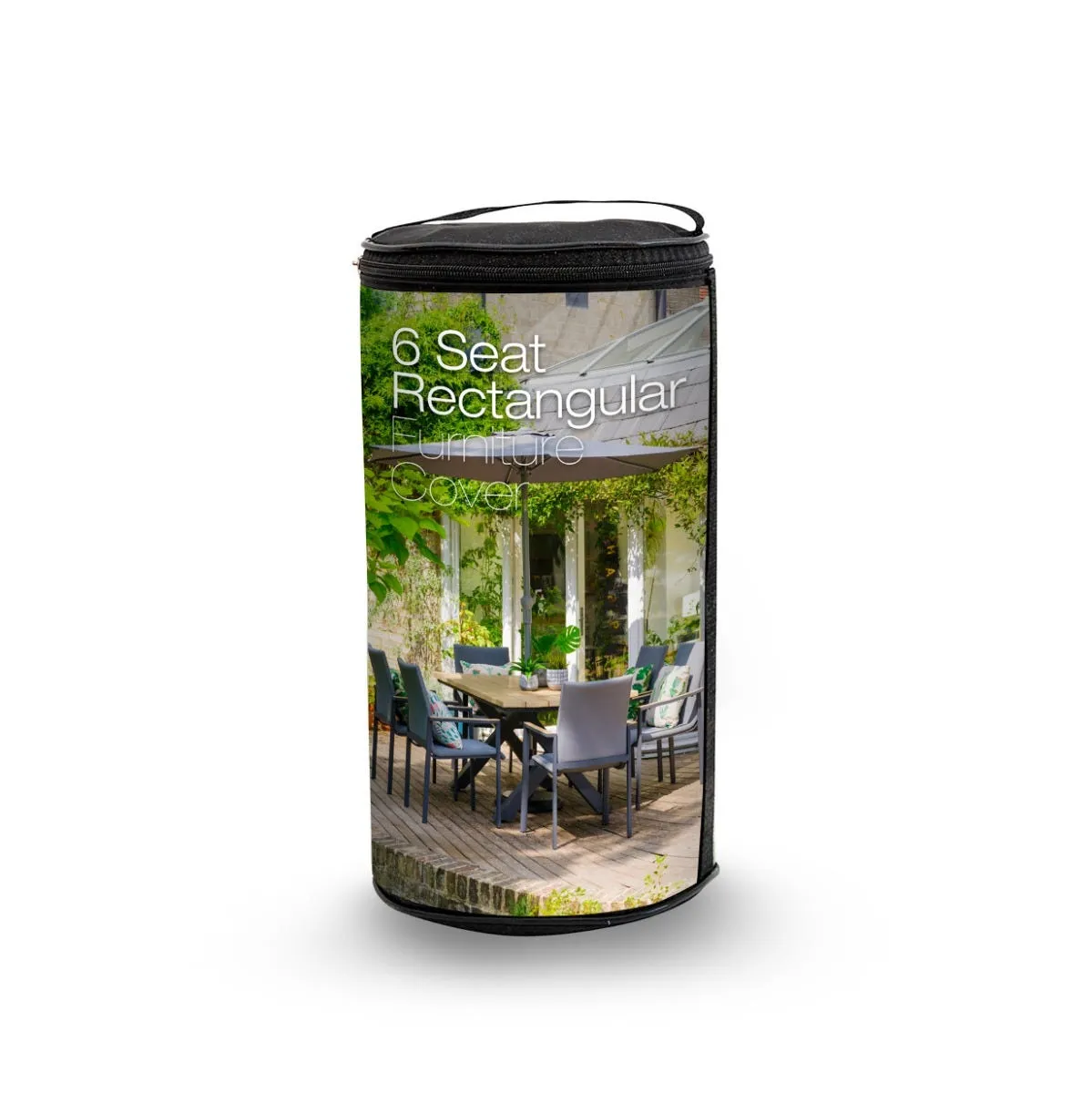 6-Seat Rectangular Dining Set Cover - Polyester by Atkin and Thyme