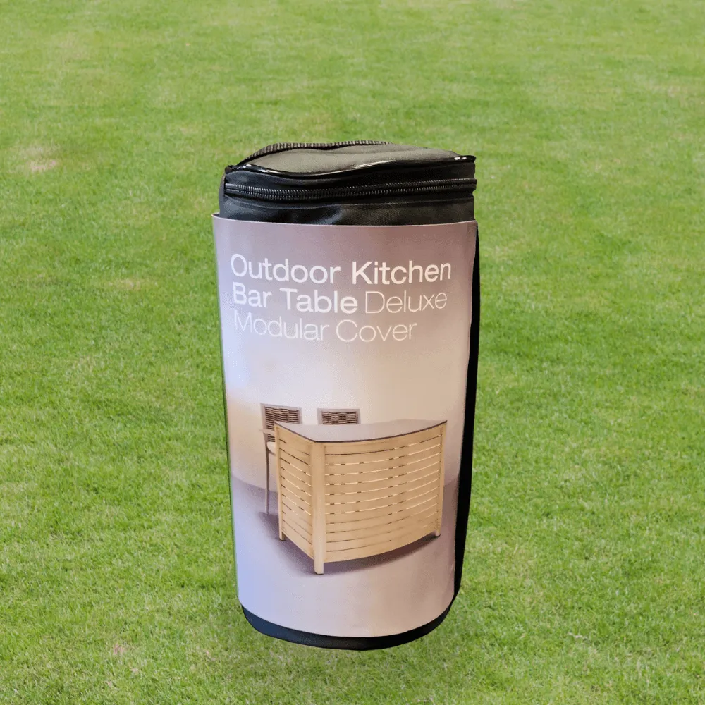 Outdoor Kitchen Bar Table and Stools Cover by Atkin and Thyme