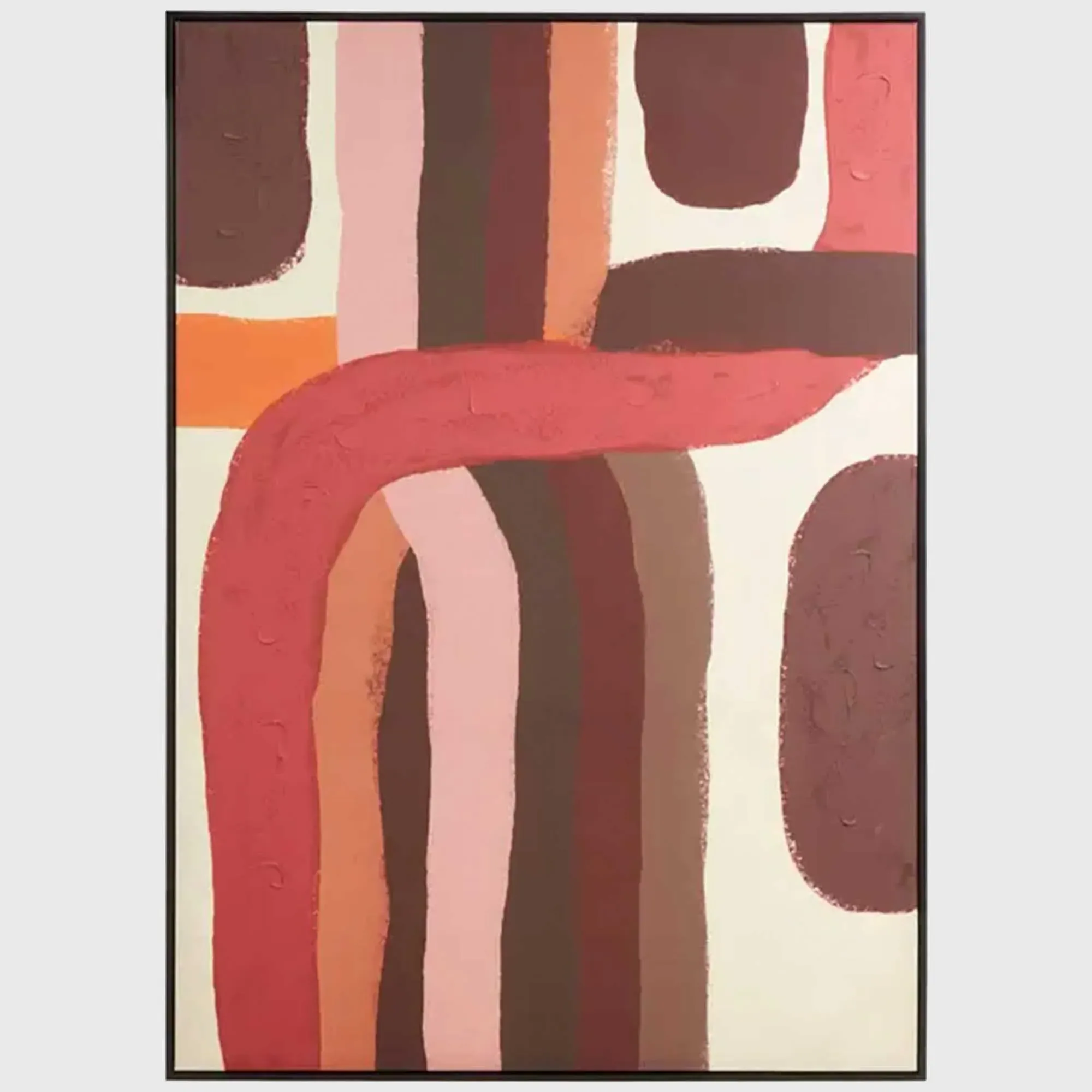 Abstract Arches Square Canvas Print - Canvas