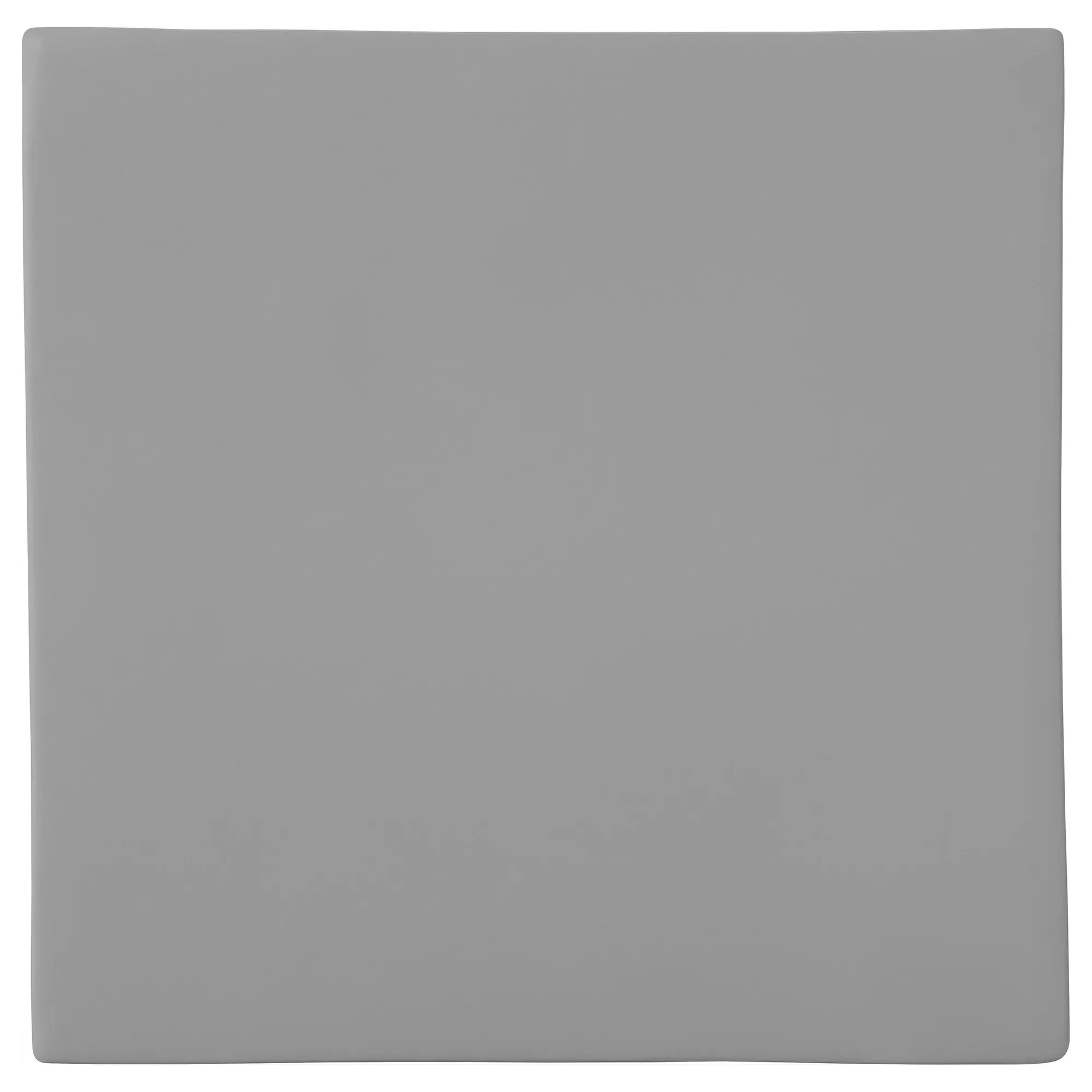 Acer Square Garden Stool - Grey, Fiberglass