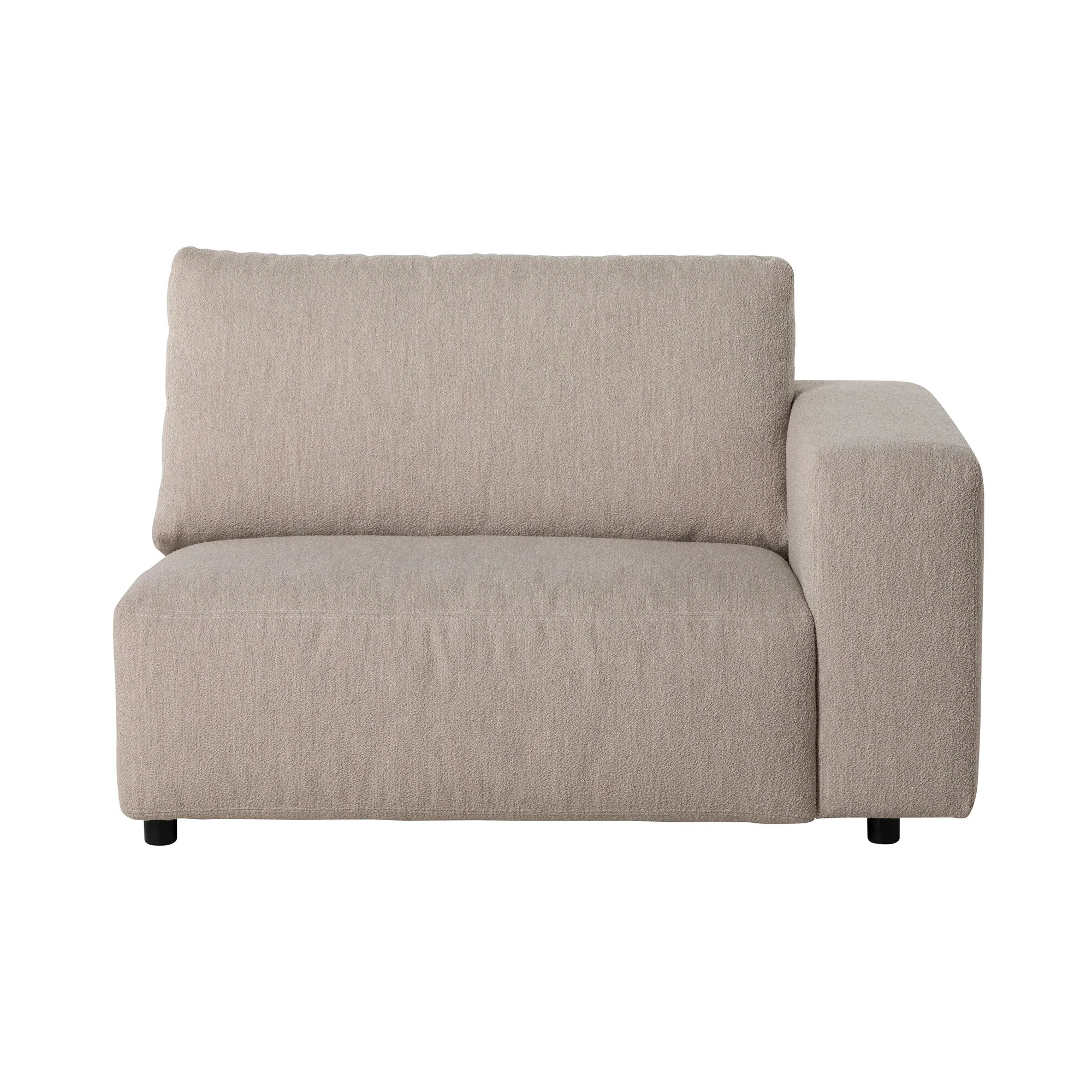 Adessa 1.5 Seater Sofa with Left Armrest - Neutral, Fabric
