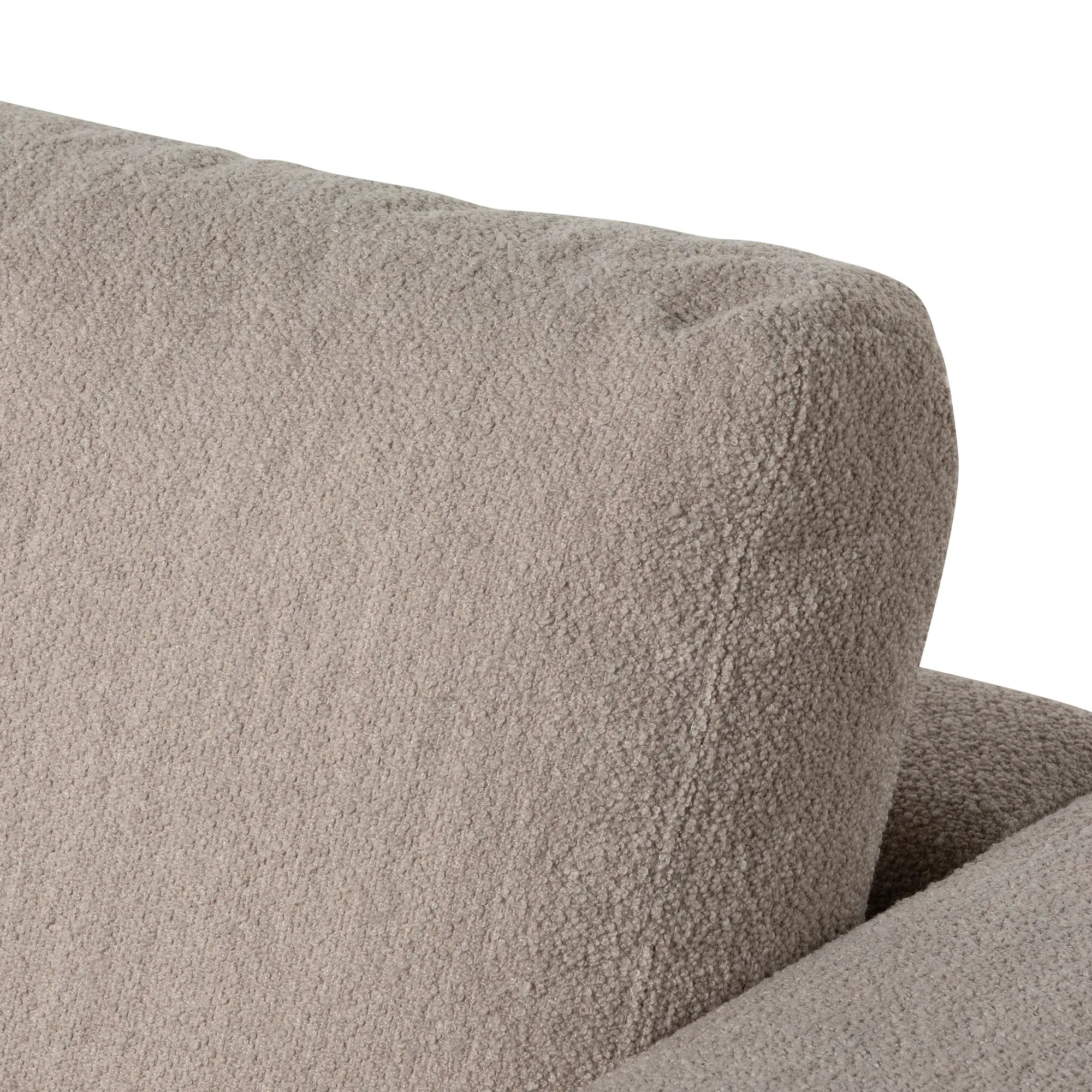 Adessa 1.5 Seater Sofa with Left Armrest - Neutral, Fabric