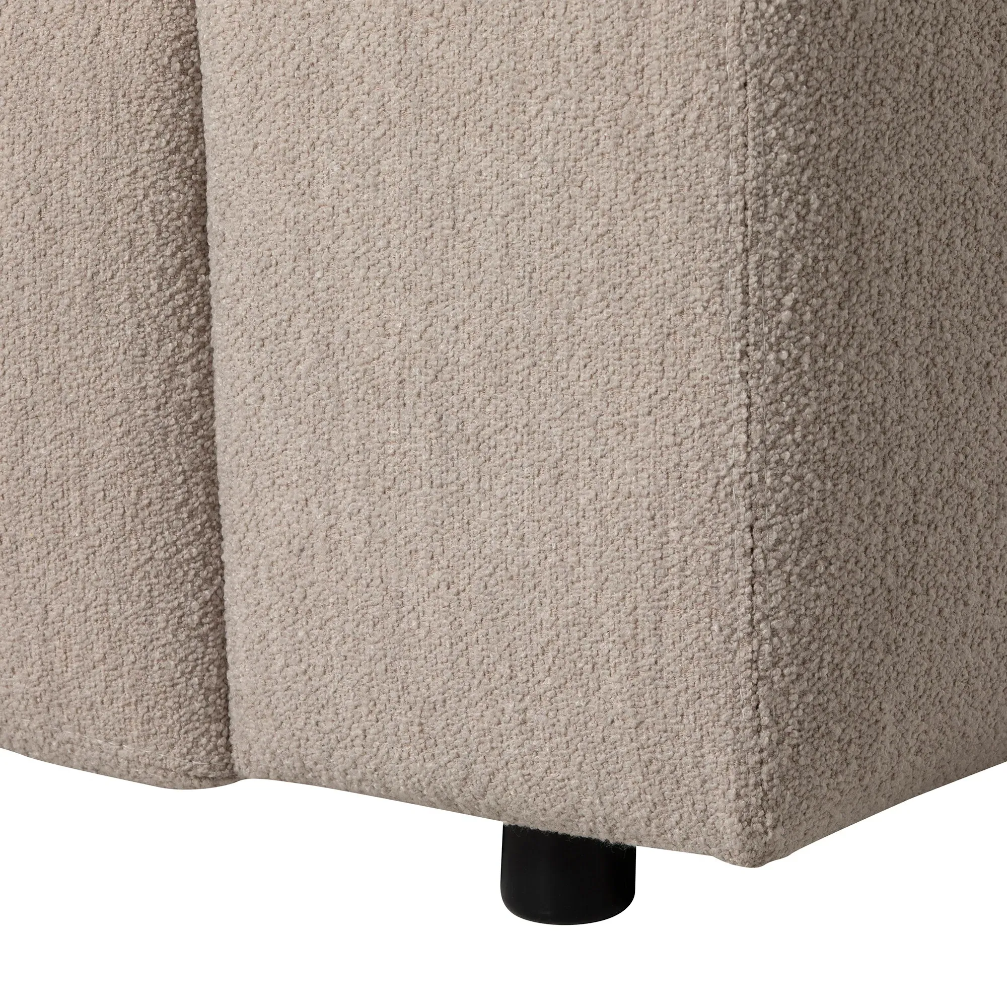 Adessa 1.5 Seater Sofa with Left Armrest - Neutral, Fabric